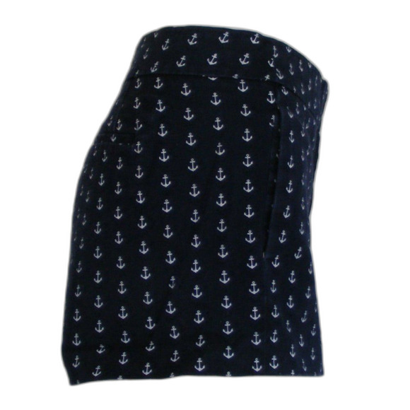 J.Crew Factory Shorts, 8, Chino, Blue, Anchors, Pockets, Zipper - Picture 6 of 13